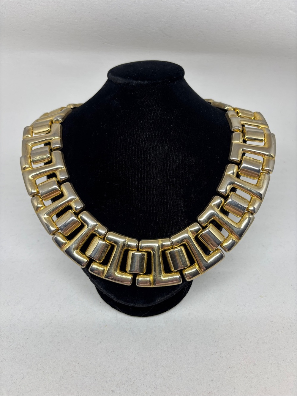 Gold Plated Cleopatra collar necklace